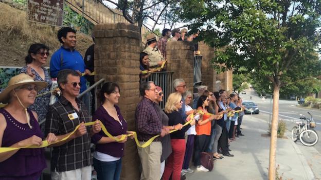 Group "ribbon-breaking" ceremony on June 8.