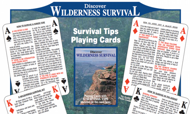 Your poker face will be so much more convincing when you're focused on reading survival tips.