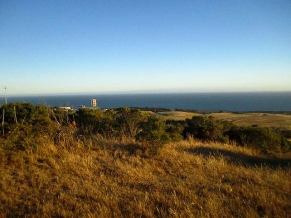 The view from the Cemex property looking toward Davenport. What would you like to be doing here? Hilltromper photo.