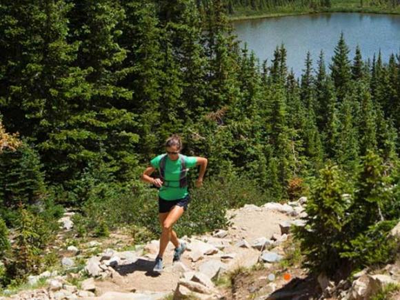 Krissy Moehl, Patagonia Trail Running Ambassador, says smiling is important. Frederik Marmsater / Patagonia