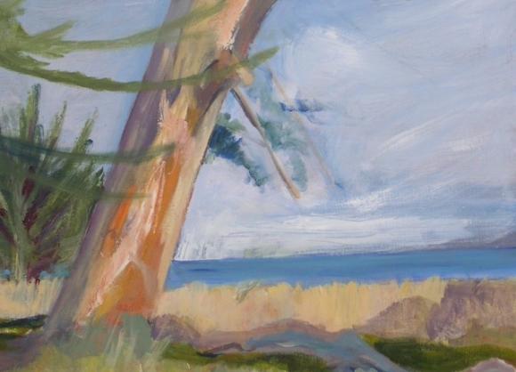 From 'Last Rays,' painted by Pegatha Hughes.