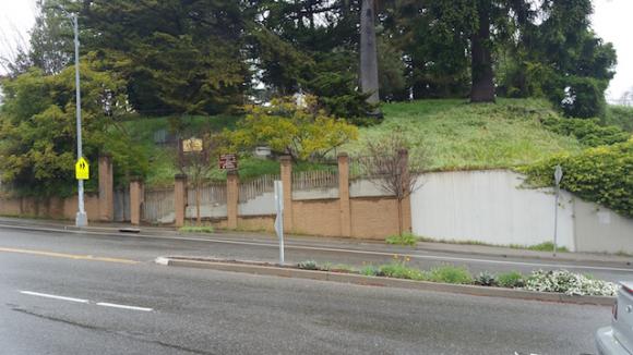 A mural contest to spruce up this retaining wall ends March 27.