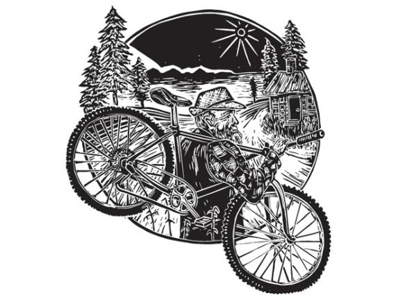 Woodblock print by Campbell Steers