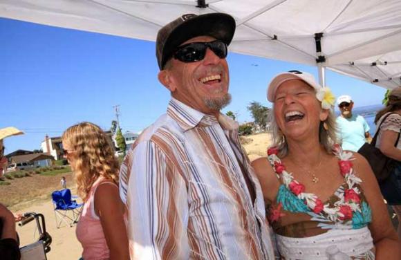 Laureen and Boogie Bill—reunited after 25 years. 