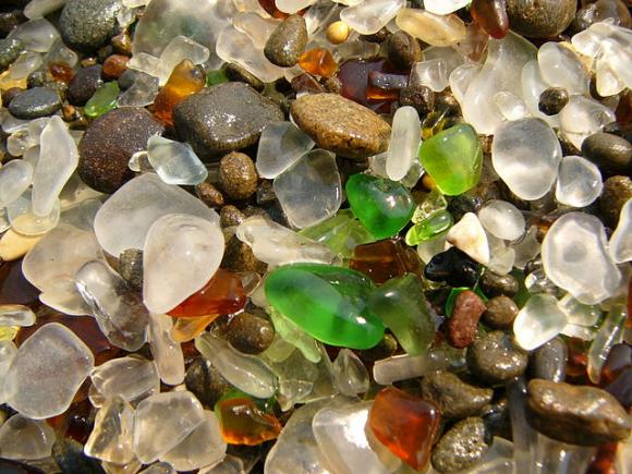 Glass Beach, Fort Bragg, California, by Jef Poskanzer