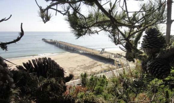 Seacliff State Beach's concrete ship, the Palo Alto. Photo by Garrett McAuliffe.