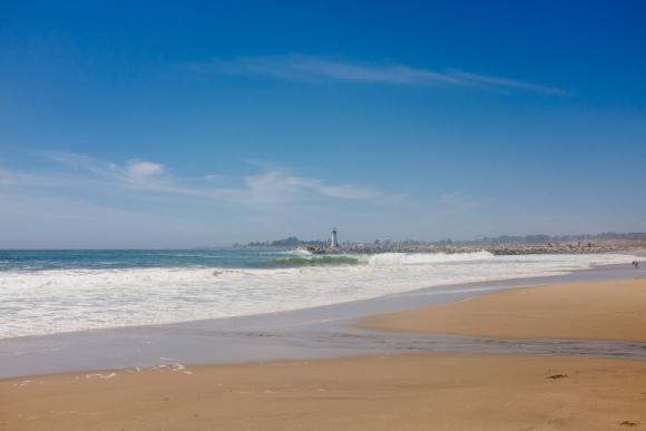 It doesn't get much better than Twin Lakes State Beach on a sunny day. Photo by Eric Ressler. 