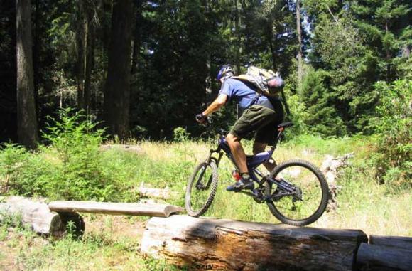 All of the super-popular single track mountain biking trails at UCSC are illegal.