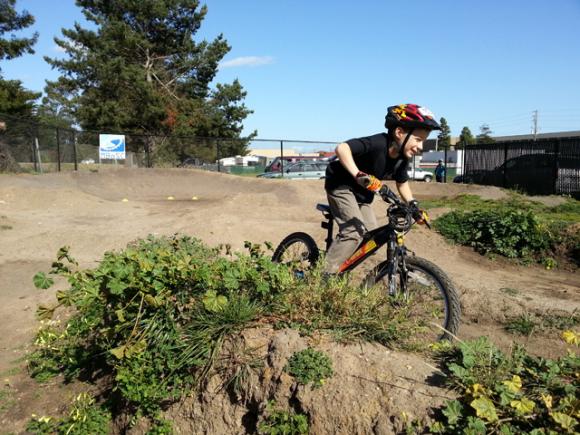 The West Side Pump Track is Santa Cruz's newest city park.